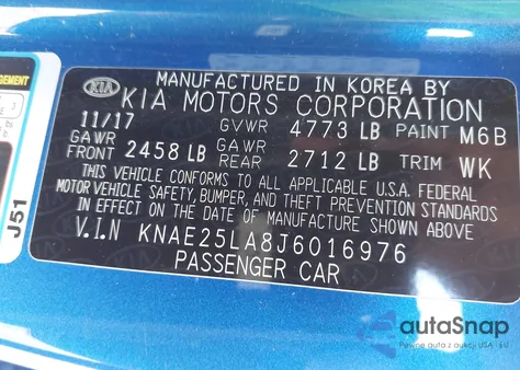 2018 Kia Stinger Premium from USA, damaged, VIN KNAE25LA8J6016976